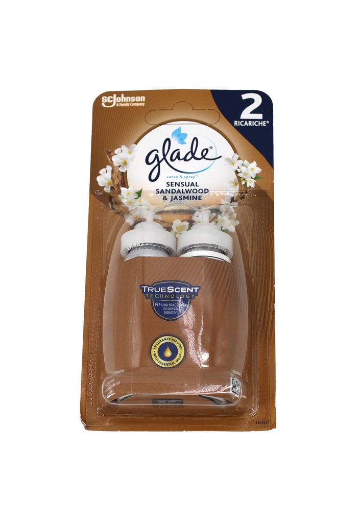 Glade Nachfüller Sense Spray Sandelholz & Jasmine 2 x 18 ml