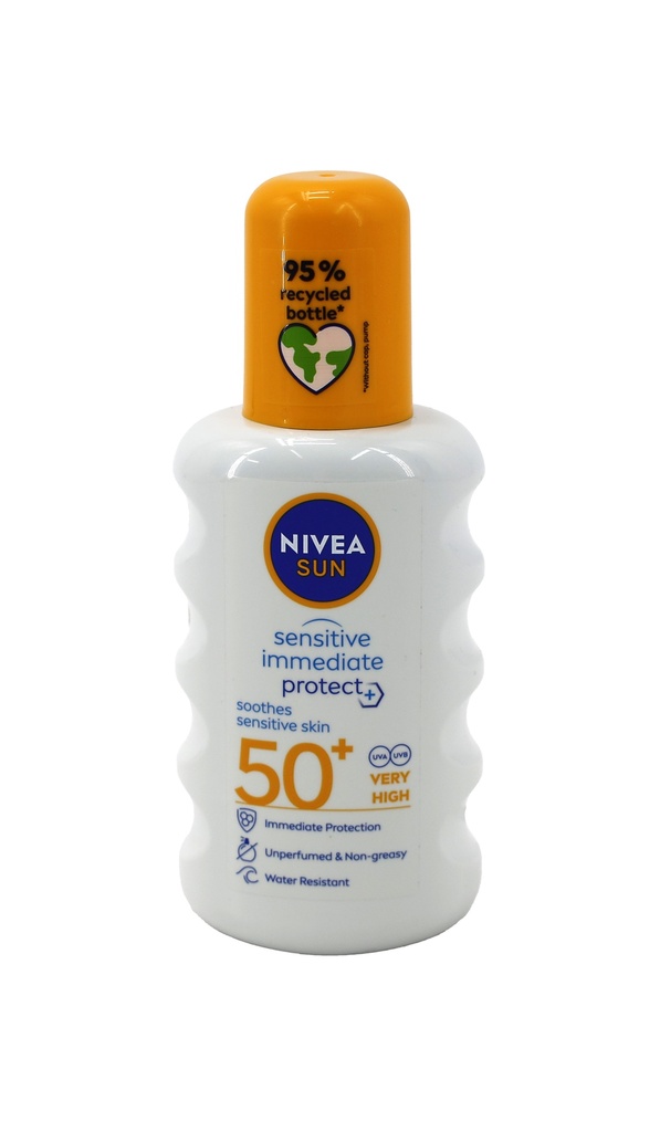 NIVEA  Sun Sensitive Sofortschutzspray SPF50+ 200ML