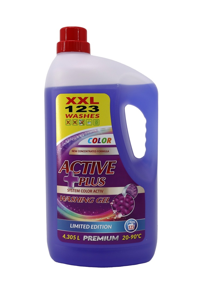 Active Plus Waschmittel-Gel System Color Active Color 123WL