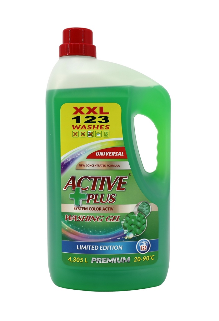 Active Plus Waschmittel-Gel System Active Universal 123WL