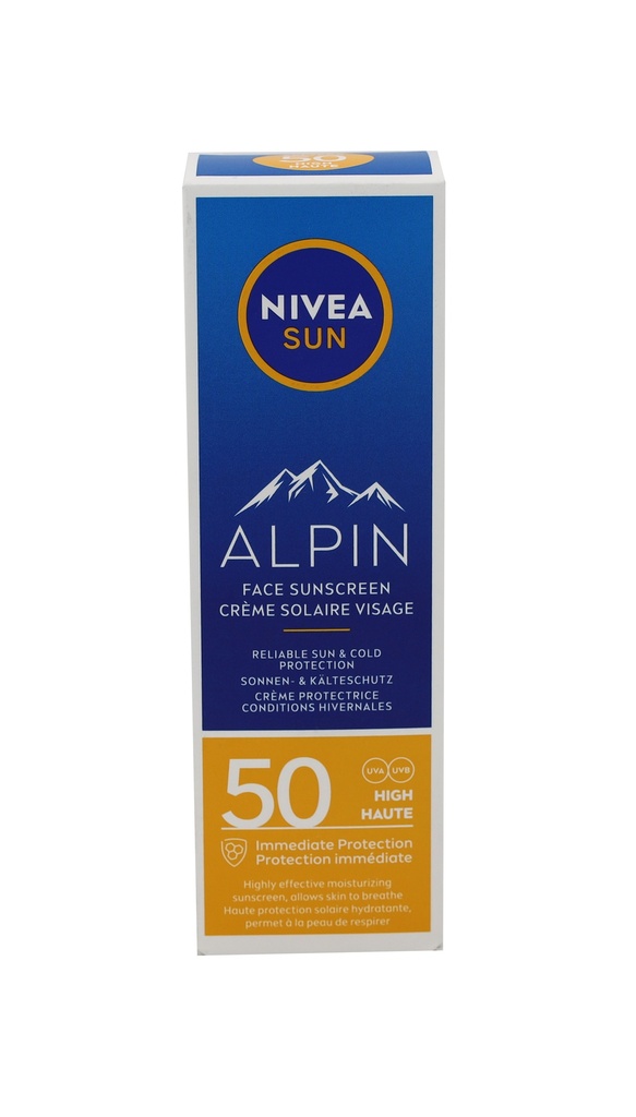 NIVEA SUN Sonnencreme Gesicht LSF 50, 50 ml