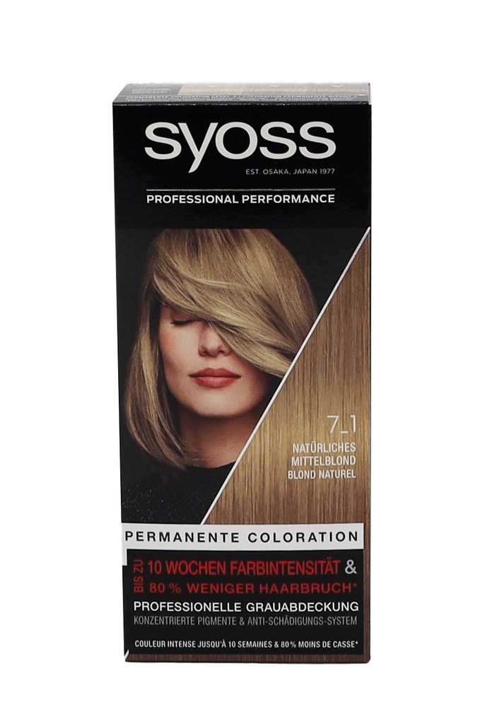 Syoss Color 7-1 natürliches Mittelblond