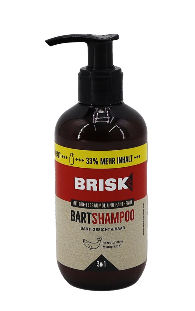 Brisk Bart Shampoo 200ml 3in1