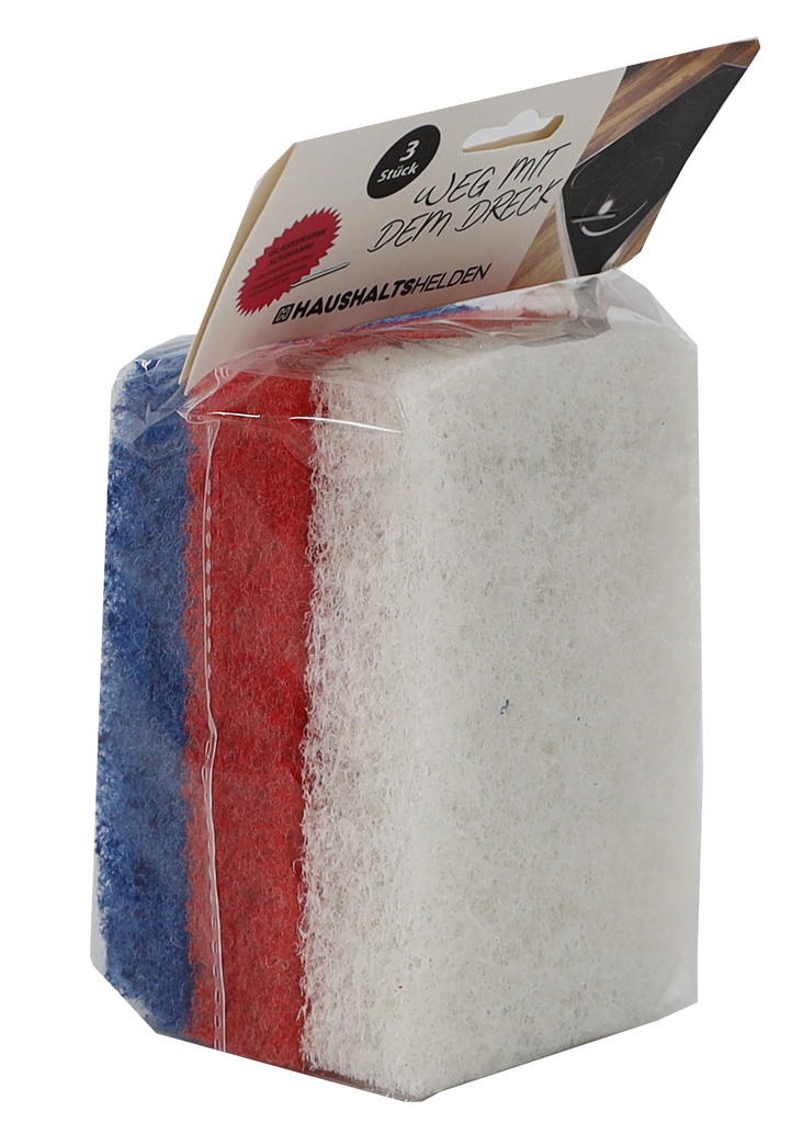 Herd Schwamm, 3er Set, 3 Farben