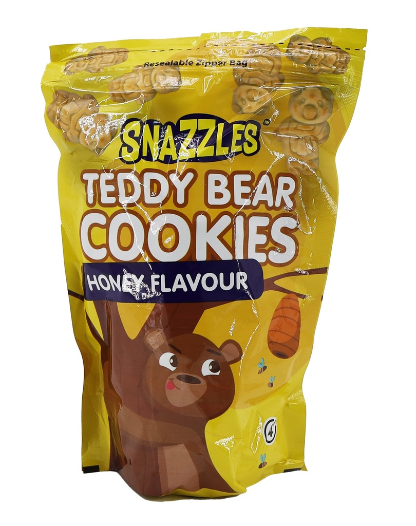 Snazzles Normaler Keks 340g Teddy Bear Honey Flavour