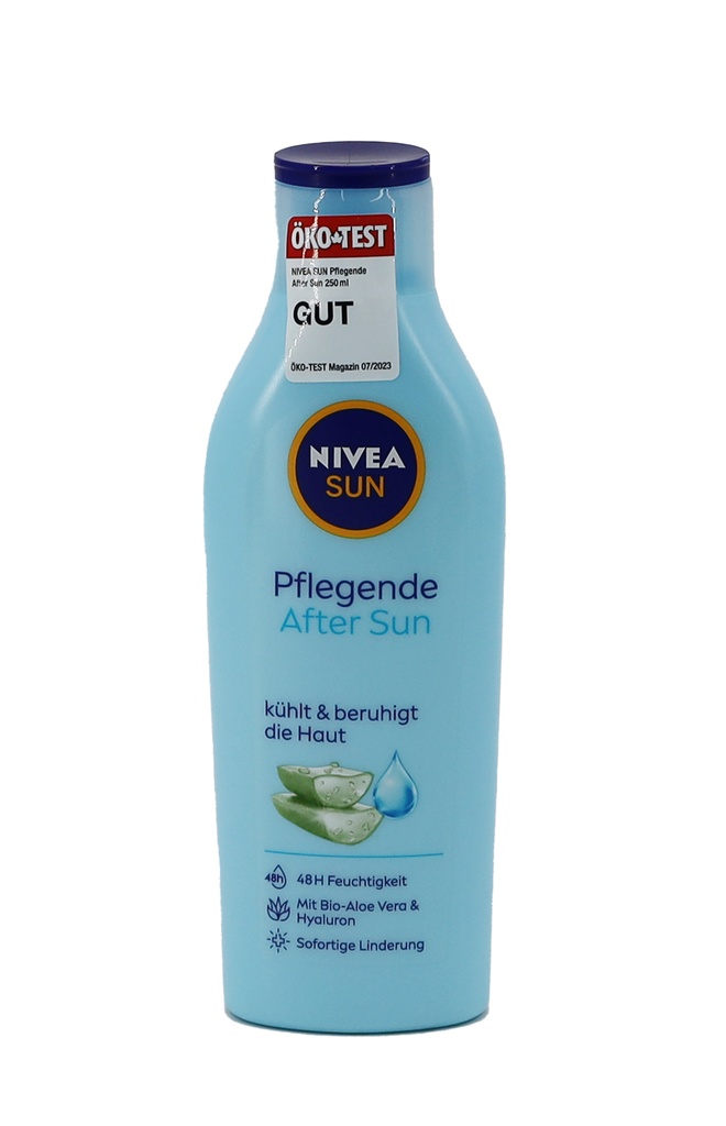 NIVEA SUN After Sun Lotion, Bio-Aloe Vera & Hyaluron, 250 ml