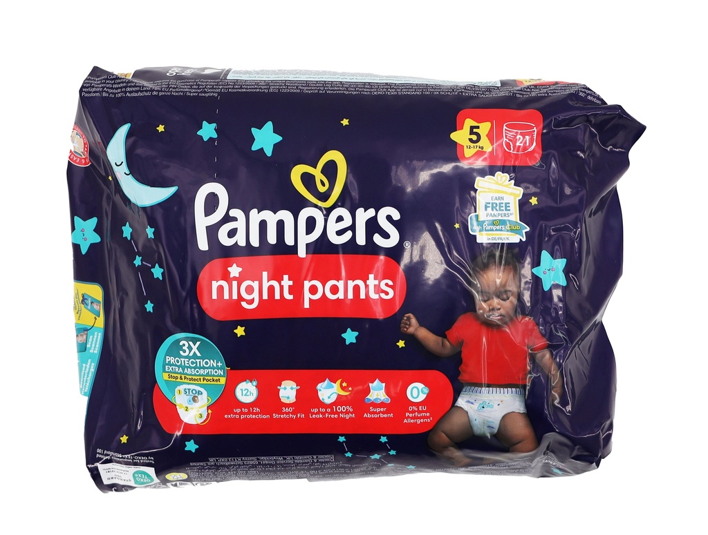 Pampers Night Pants 21Stück Size 5 Night (12-17kg)