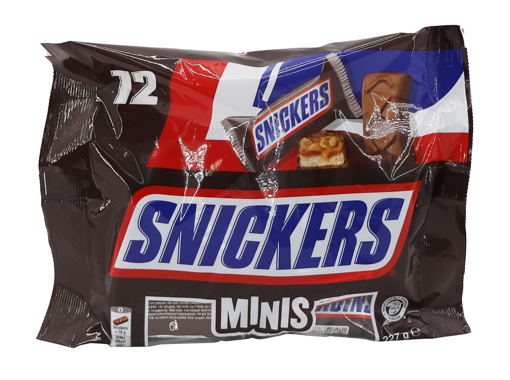 Minis Snickers 227gr BE
