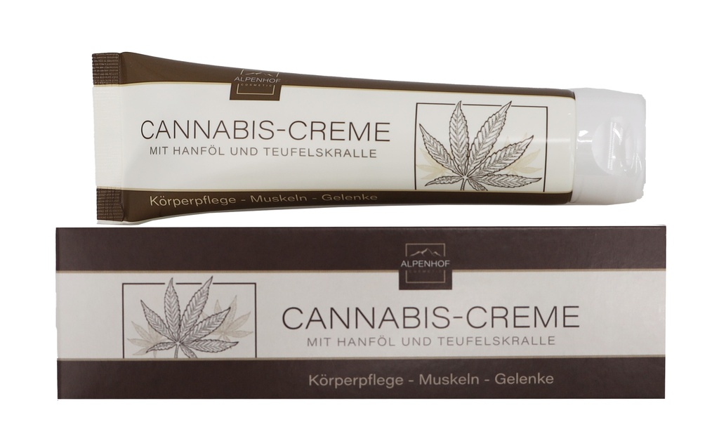 Cannabis Creme mit Hanföl & Teufelskralle 100ml
