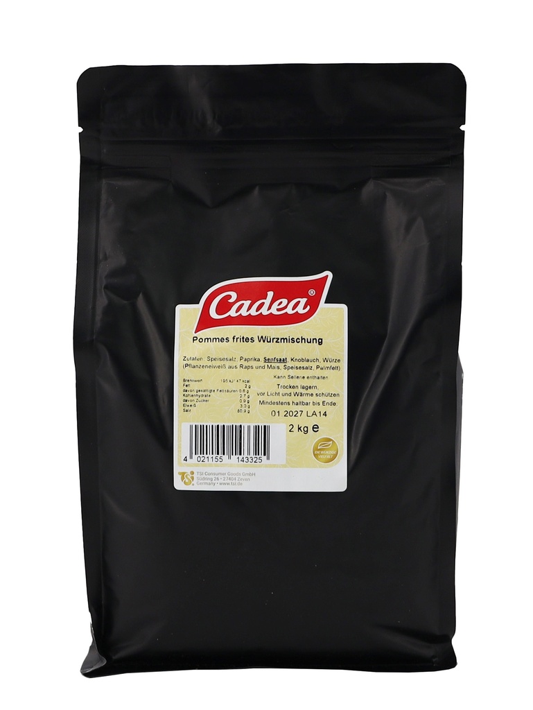 CADEA Pommes Frites Gewürzsalz 2kg BT