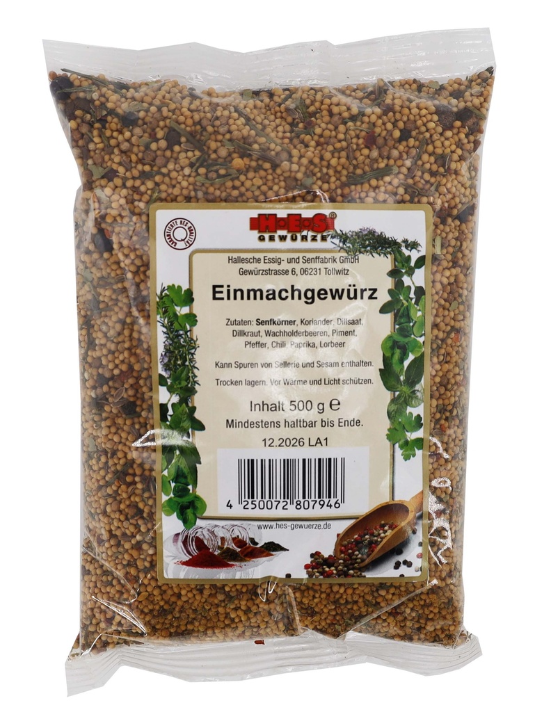 HES Einmachgewürz 500g BT