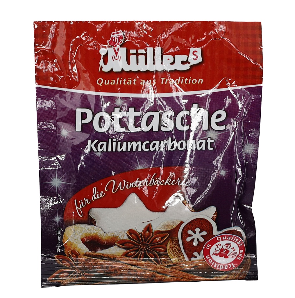 MÜLLERS Backgewürze Pottasche 30g FLBT