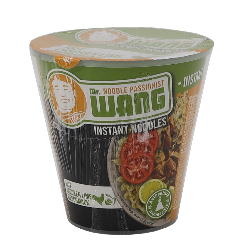 MR WANG Instant-Nudeln CHICKEN-LIME 65g Becher HOT