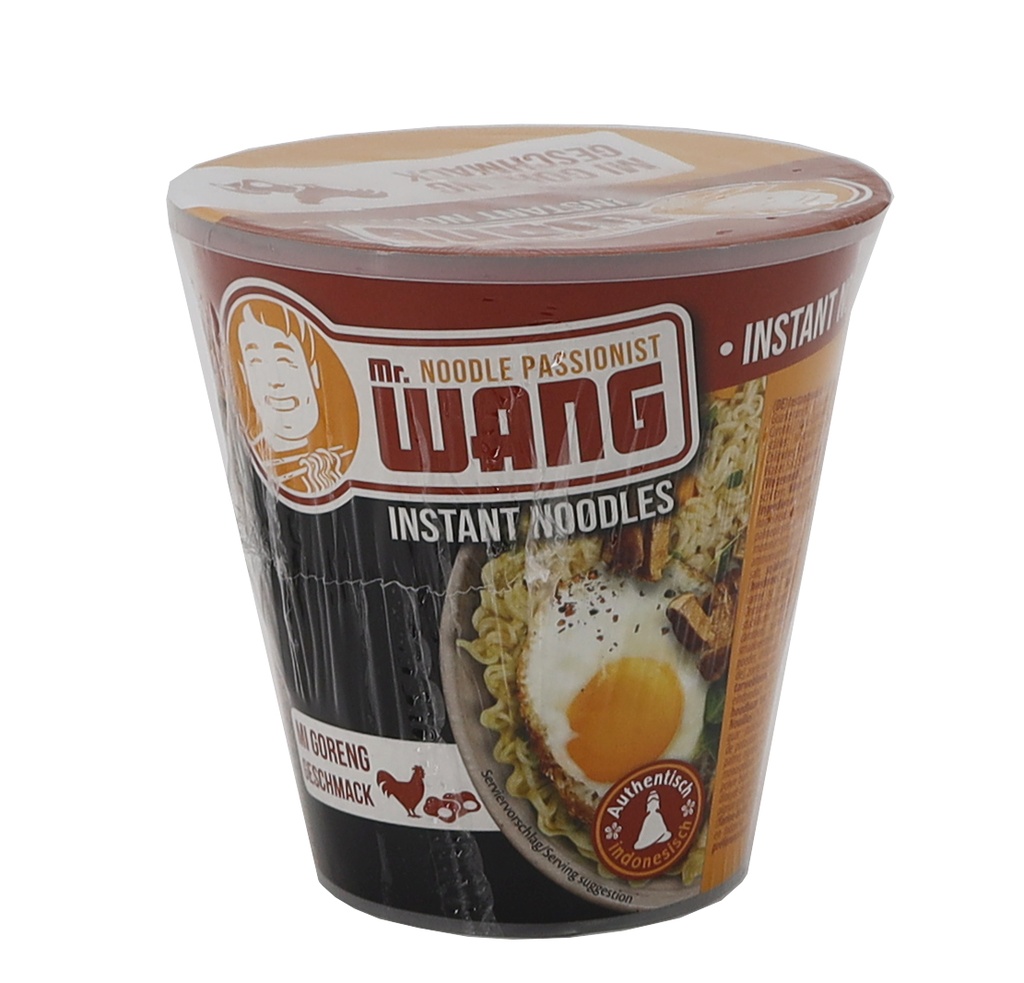 MR WANG Instant-Nudeln MI GORENG 65g Becher HOT