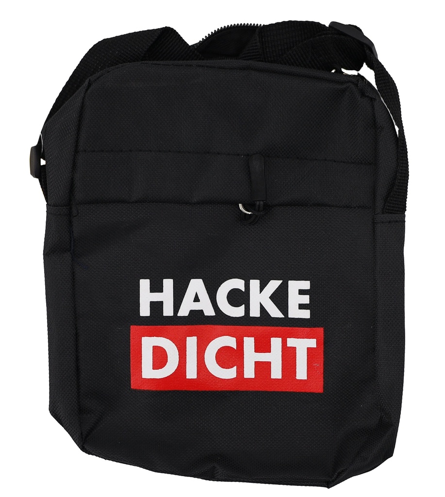 Bauchtasche/Umhängetasche "HACKE DICHT", 30x15cm