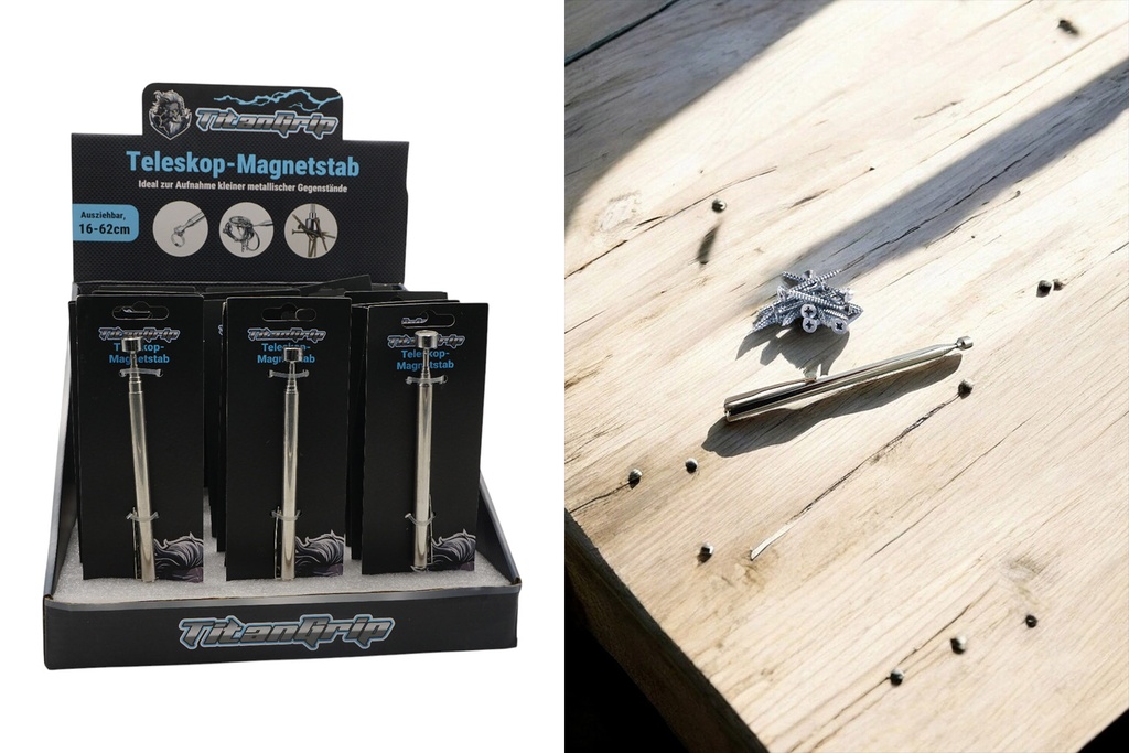 Teleskop Magnetstab, 16-62cm, im Display