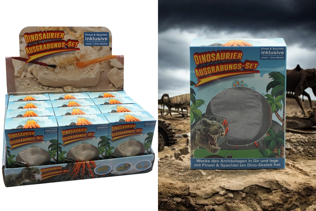 Ausgrabung Set "DIG IT" T-REX 8x5x2,5cm
