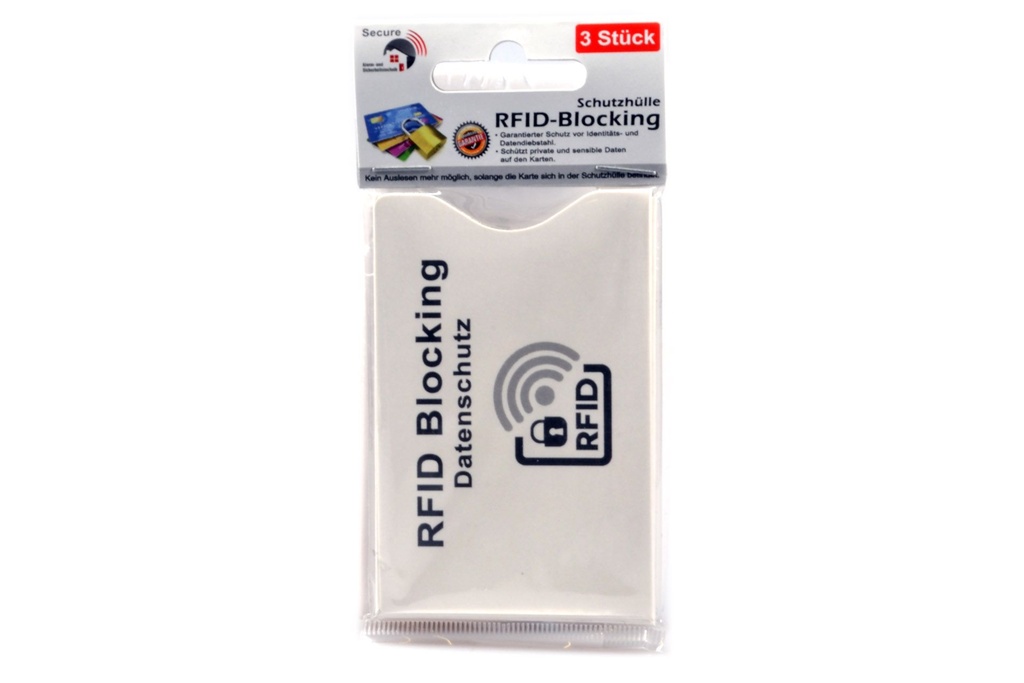 RFID-Blocking Schutzhüllen für Kreditkarten, 3er