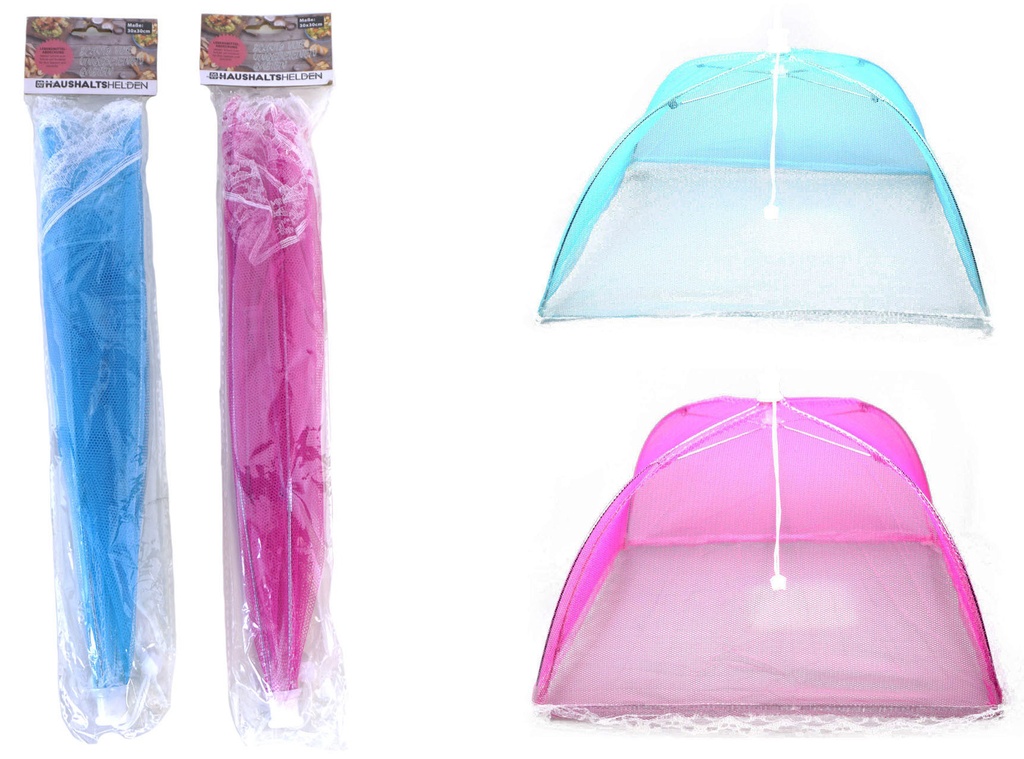 Lebensmittelabdeckung Netz 30x30cm, 2 Farben