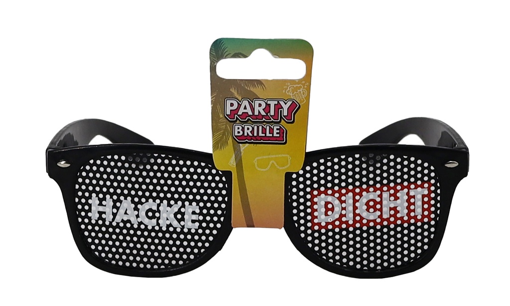 Partybrille "Malle-Party", HACKE DICHT