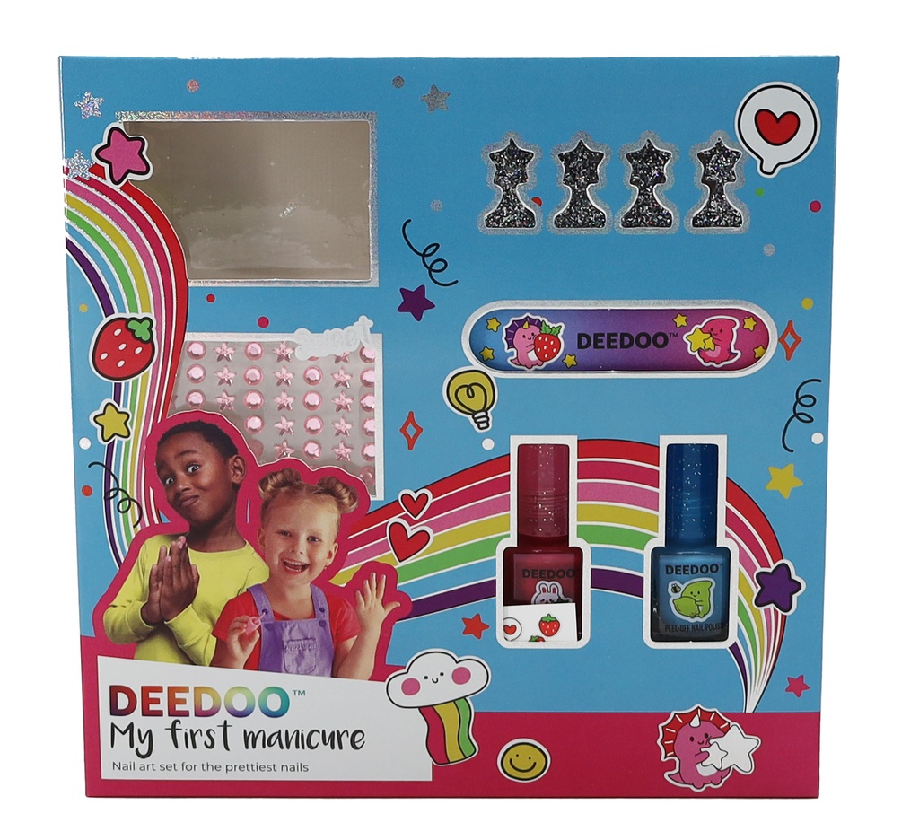 DeeDoo Kids Set 6pcs Nagel-Set Peel Off Nail Kit