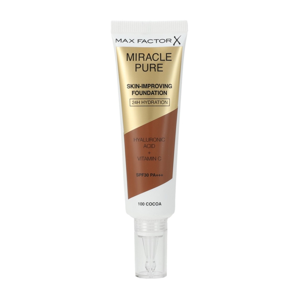 Max Factor Foundation 30ml Tube 24H SPF30 100 Cocoa