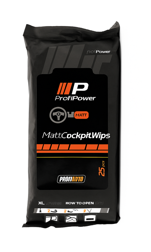 PROFIPOWER Reinigungstücher Cockpit Matt
