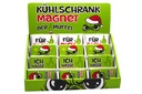 Kühlschrankmagnet Festtags-Muffel 9 × 6,5 cm | Lustige Anti-Weihnachten Deko mit Sprüchen – Geschenkidee