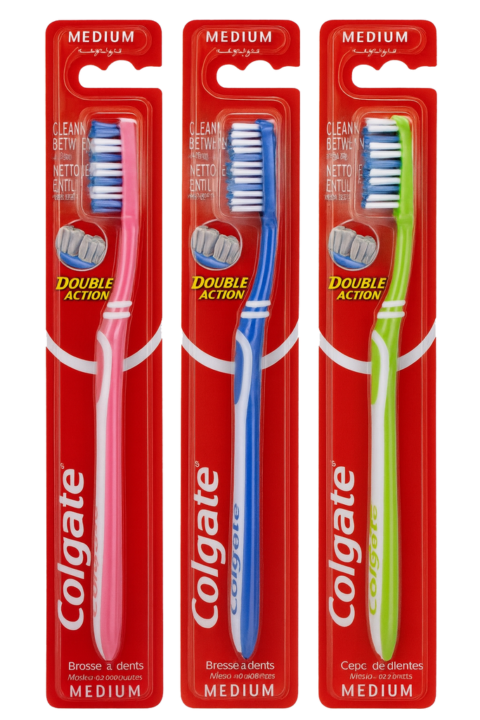 Colgate Double Action Zahnbürste Medium 1 Stück