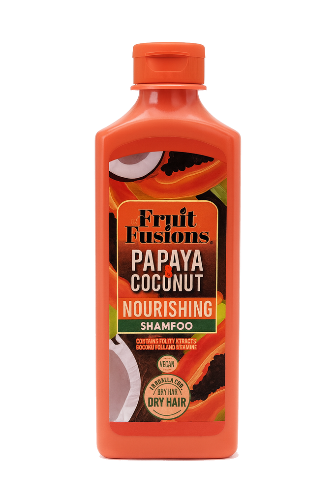 Fruit Fusion Shampoo Papaya & Kokos, 600 ml