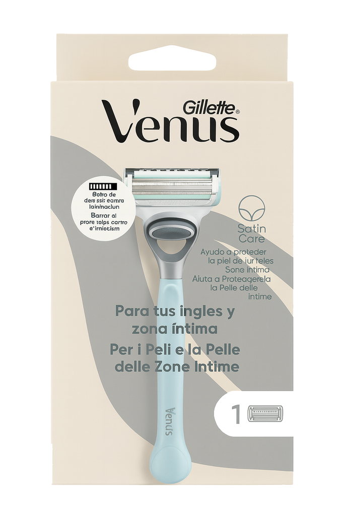 Gillette Venus Intima Rasierer für die Intimzone, 1 Stück