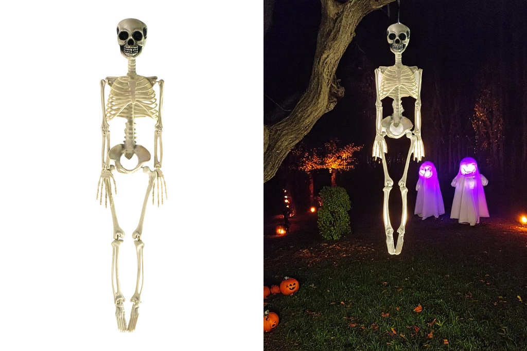 Deko Skelett XL hängend, 80x20cm