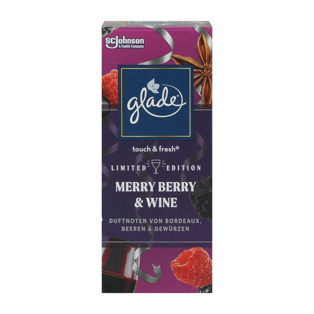 Glade Mini-Spray Nachfüller 10ml Merry Berry&Wine