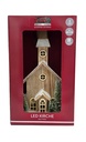 LED Holz-Kirche XXL mit 40 cm – warmweiß, 220 V Weihnachtsdekohaus