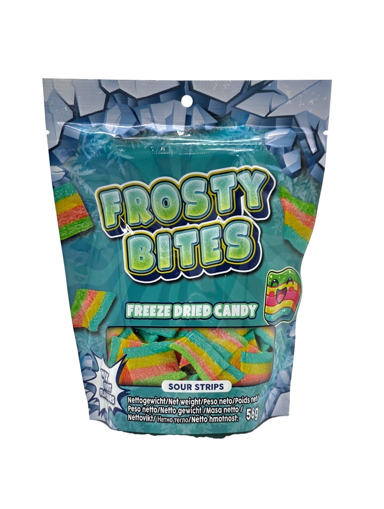 Frosty Bites Sour Strips 56g