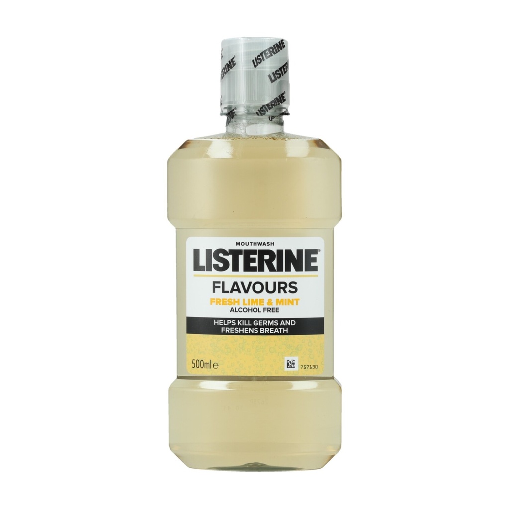 Listerine Mundspülung 500ml Fresh Lime & Mint