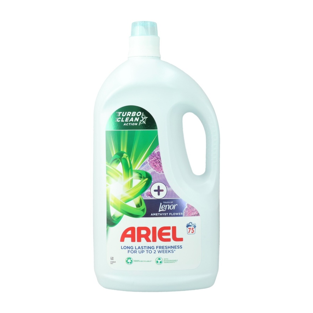Ariel Flüssigwaschmittel 3,75L Amethyst Flower 75WL