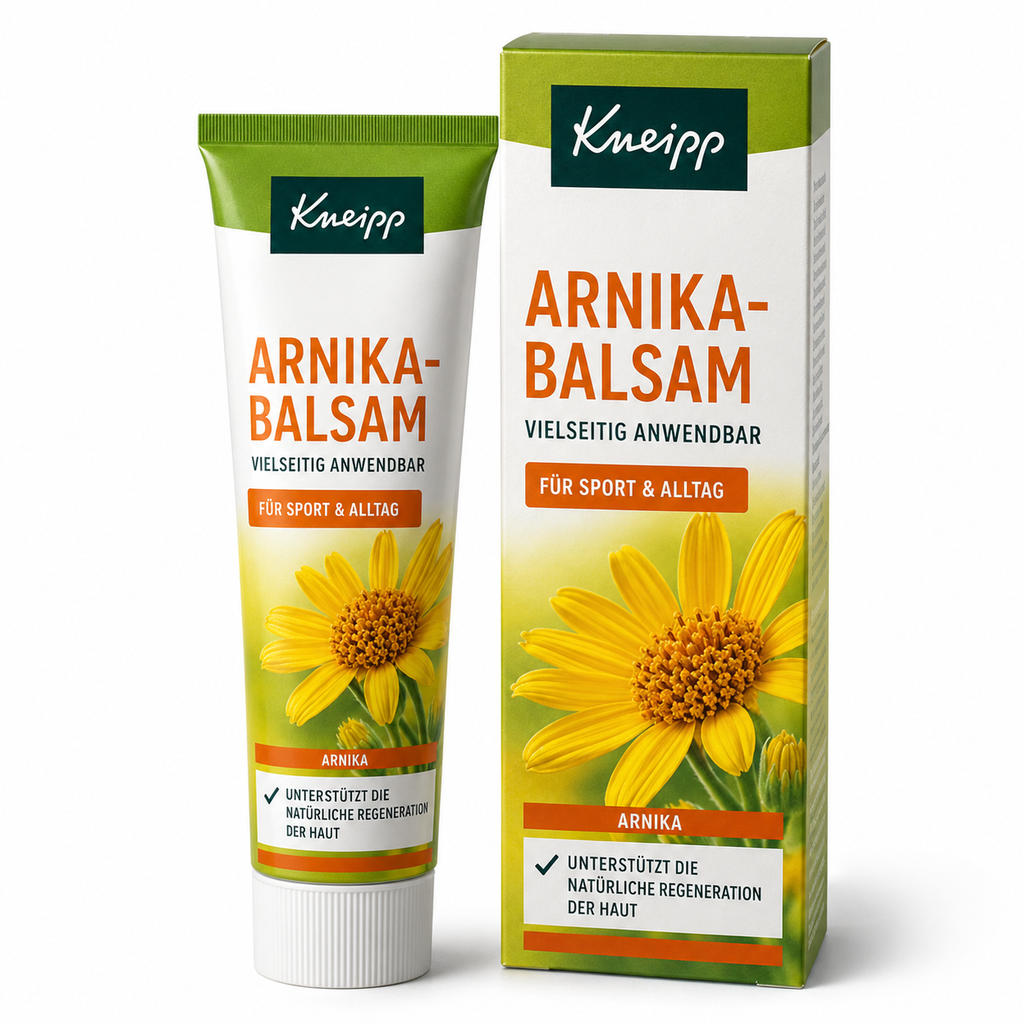 Kneipp Arnika Intensiv Balsam 100 ml mit Arnika-Extrakt und Mandelöl zur Pflege beanspruchter Körperpartien