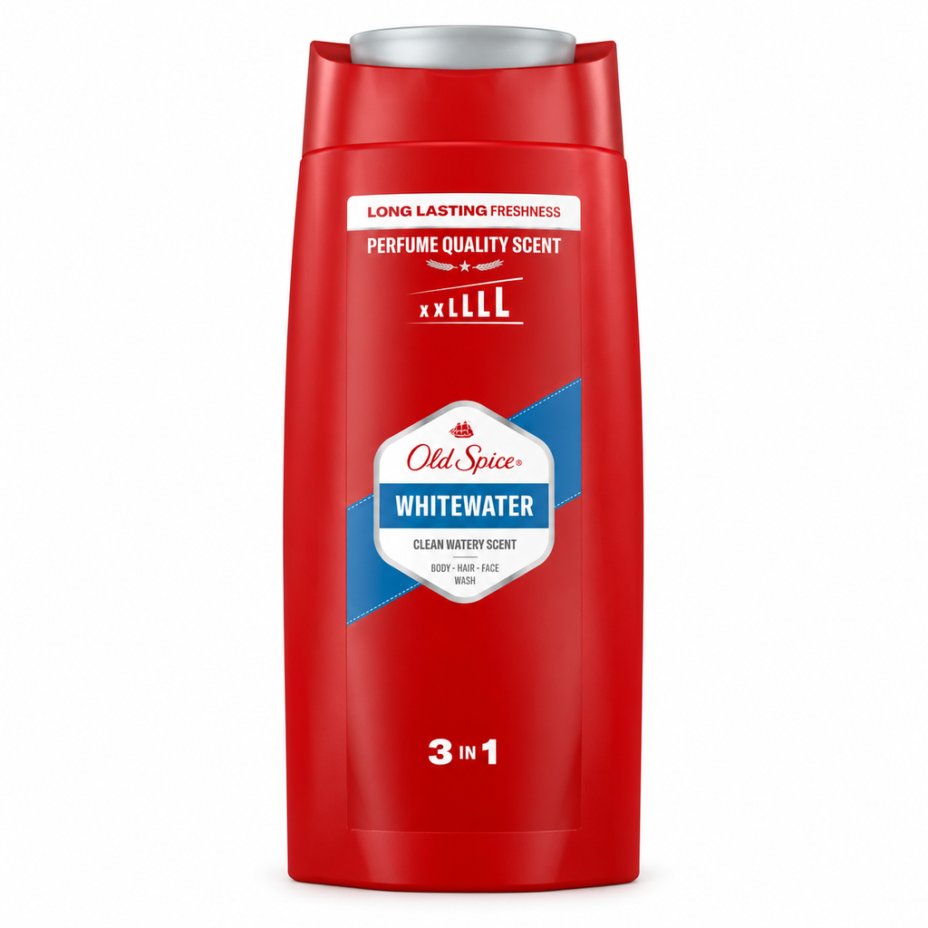 Old Spice Whitewater 3-in-1 Duschgel und Shampoo in der 675-ml-Flasche