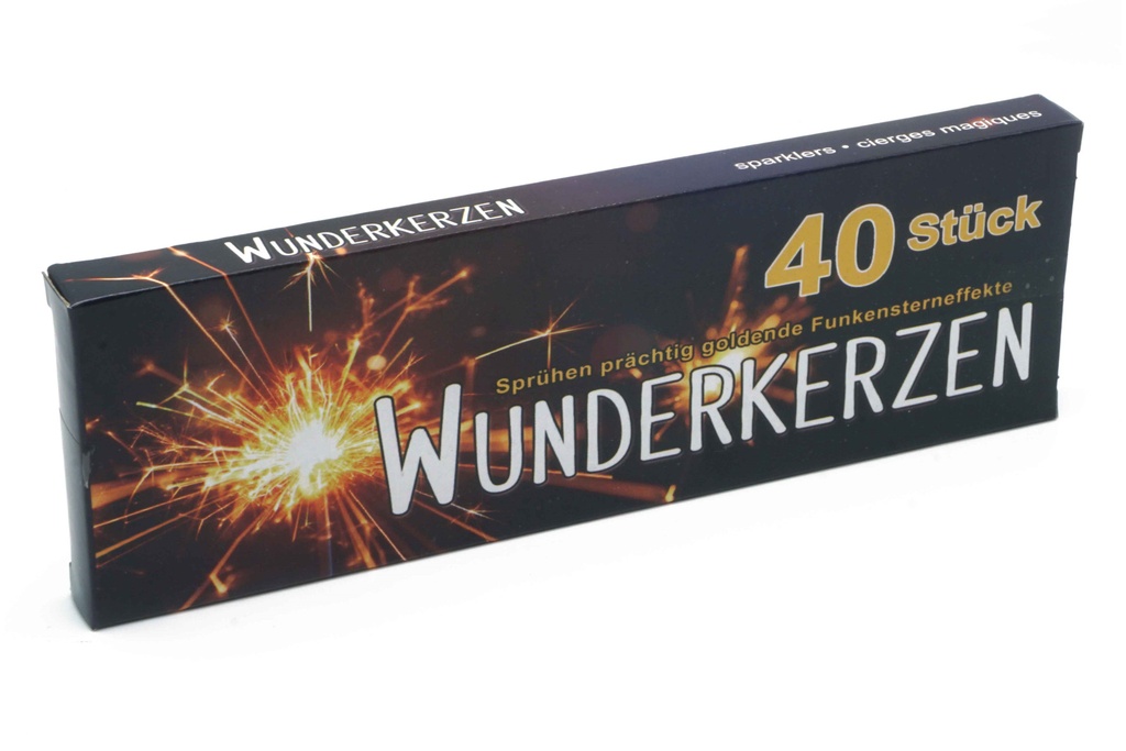 Wunderkerzen 40er - 17cm