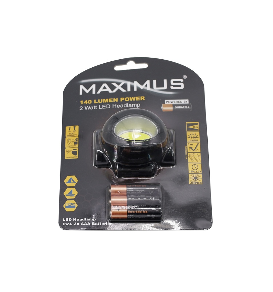 Maximus LED- Kopflampe 2 Watt, 140 Lumen