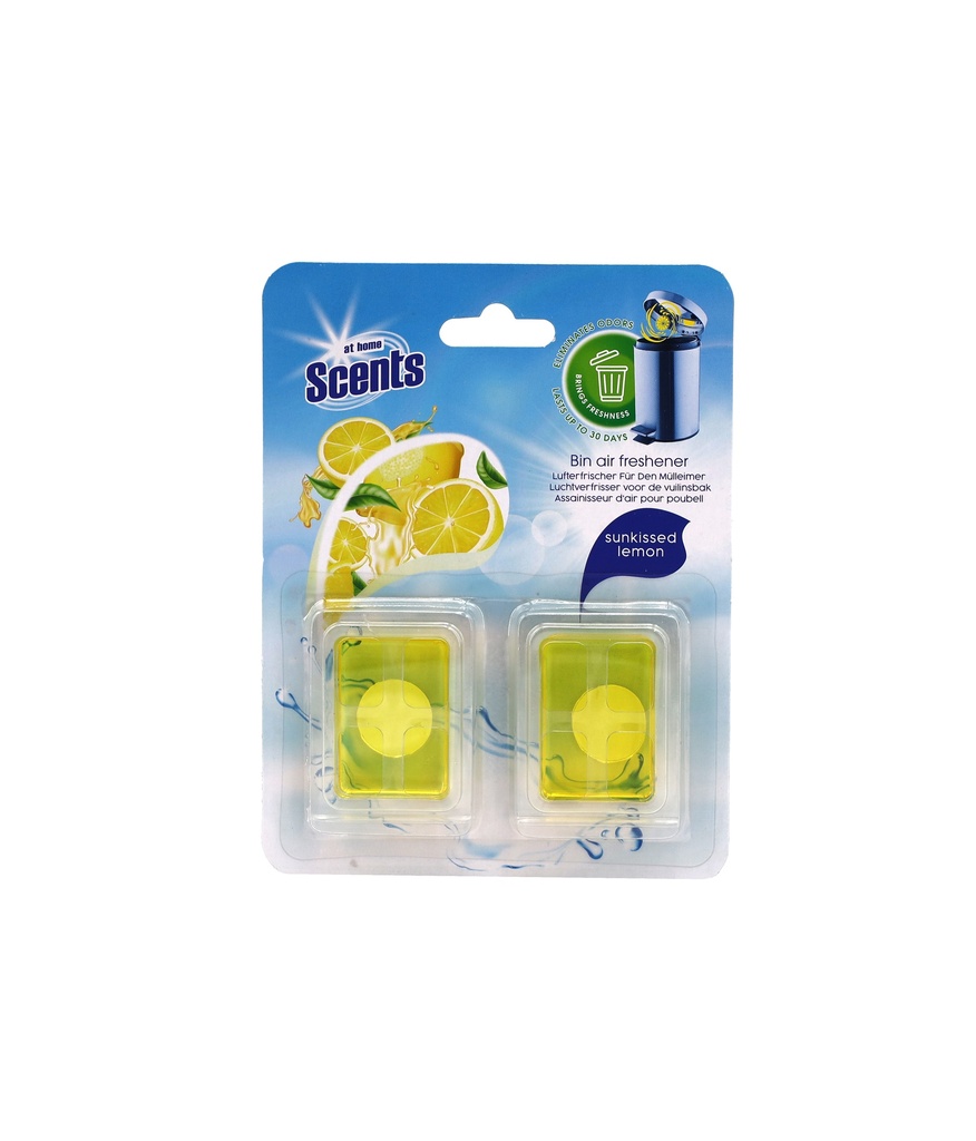 At Home Scents Abfall Gel-Lufterfrischer 2x5g Lemon