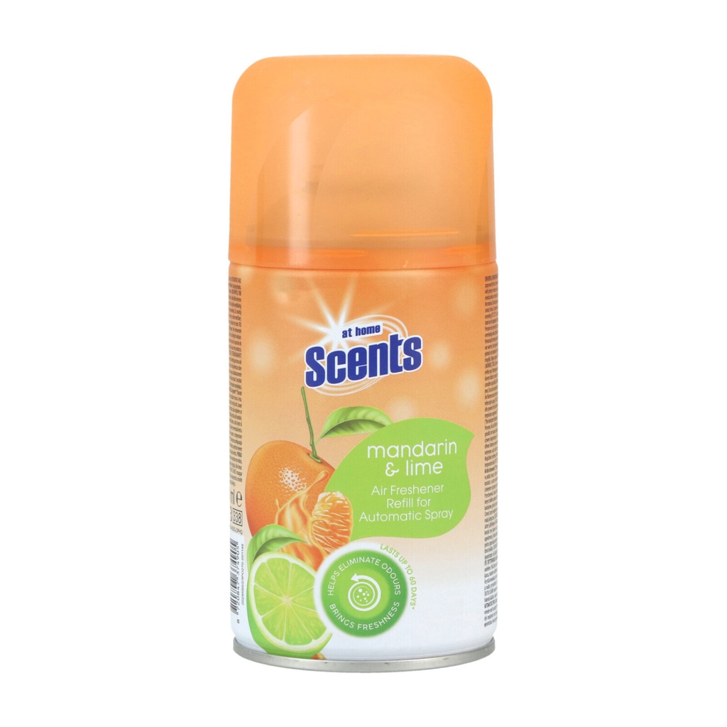At Home Scents Automatischer Lufterfrischer Nachfüller 250ml Mandarine And Lime  