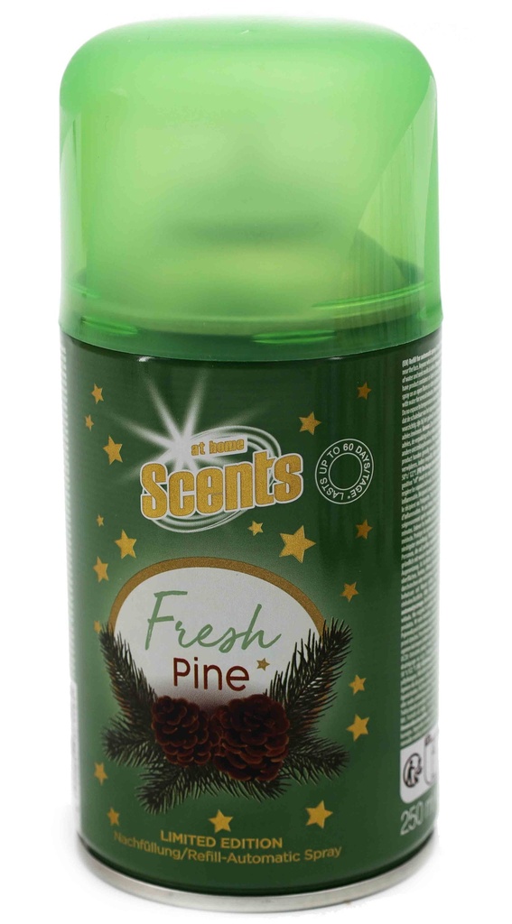 At Home Scents Automatischer Lufterfrischer Nachfüller 250ml Fresh Pine Warm Wishes