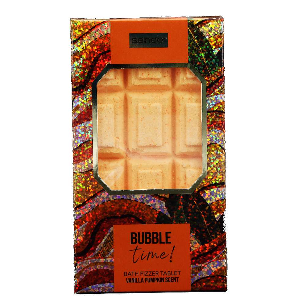 Sence Bubble Time Badetablette mit Vanille Kürbis Duft 200g