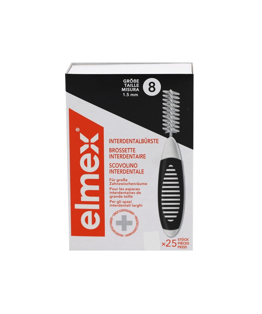 Elmex Interdentalbürste 25er Größe 8 1,5mm