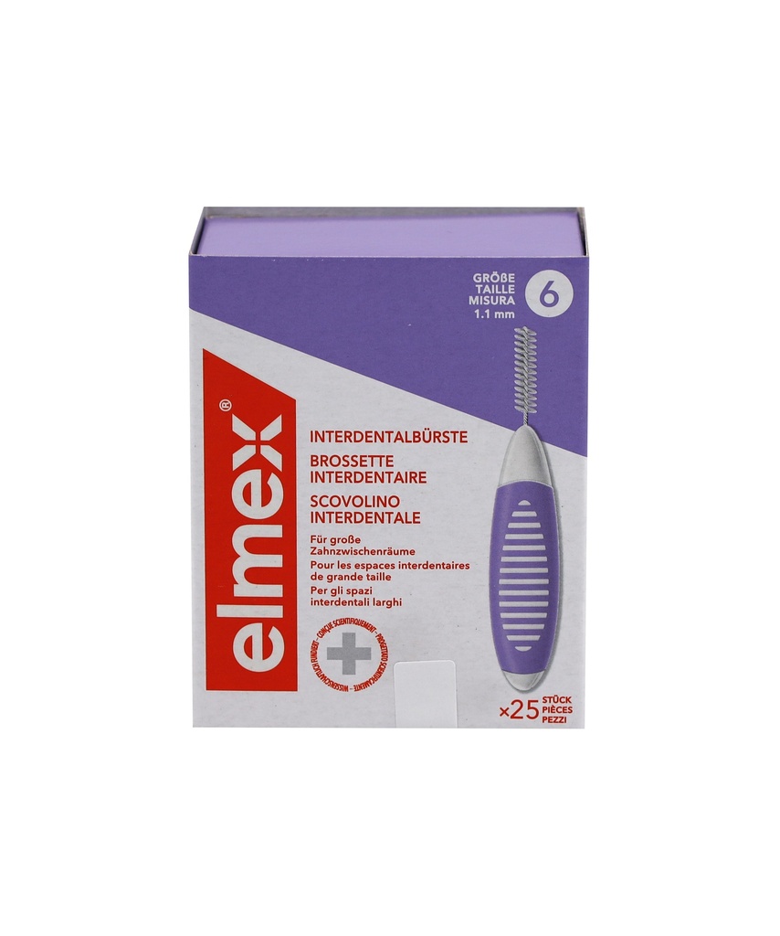 Elmex Interdentalbürste 25er Größe 6 1,1mm