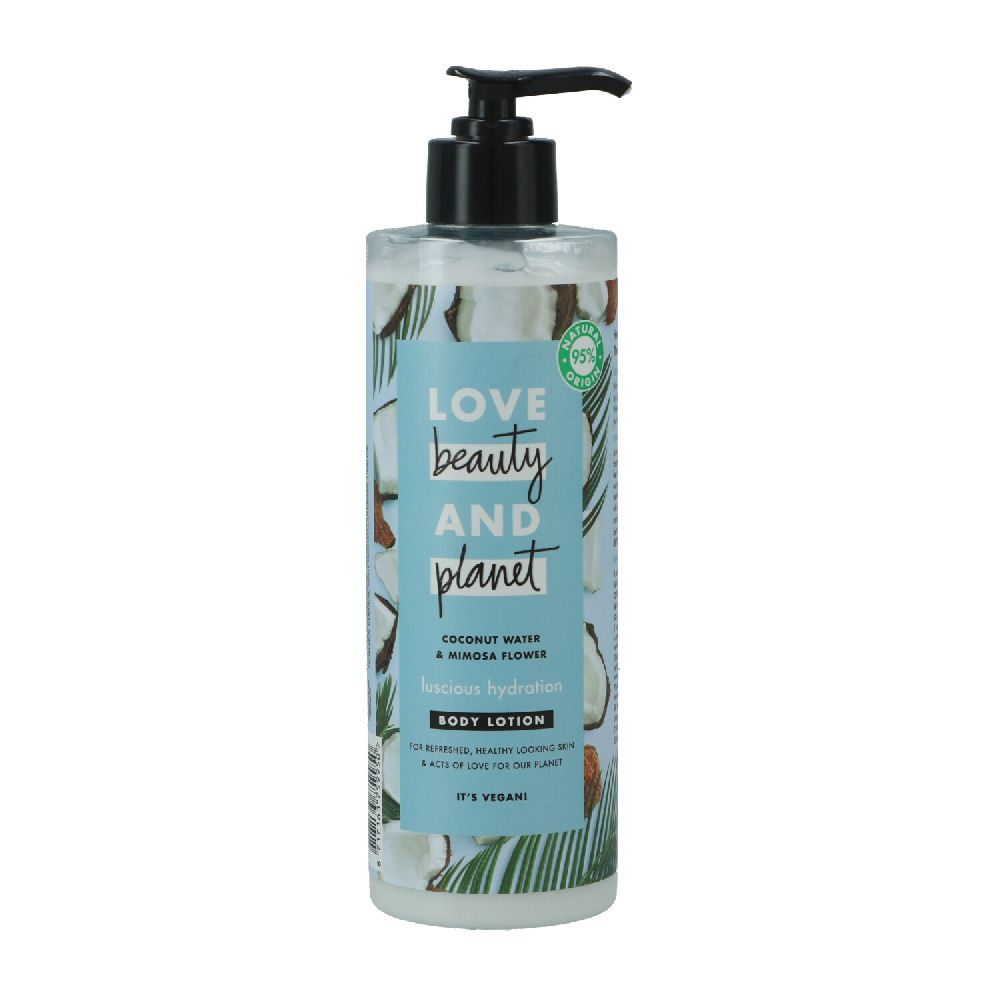 Love Beauty and Planet Bodylotion 400ml mit Kokosnusswasser&Mimosa