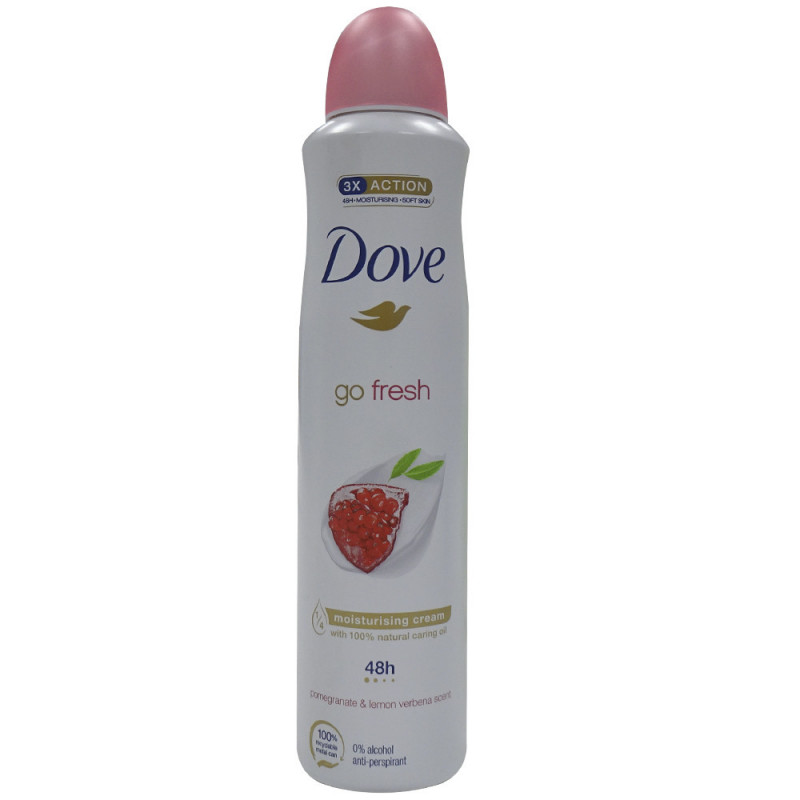 Dove deodorant spray  XXL 250 ml. Go Fresh pomegranate & lemon.