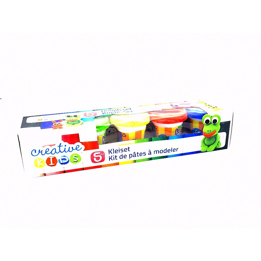 Knete-Set 5x140g Creative Kids